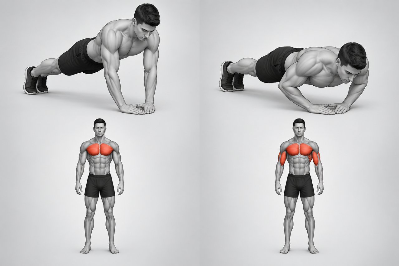 Illustration: Diamond Push-Ups