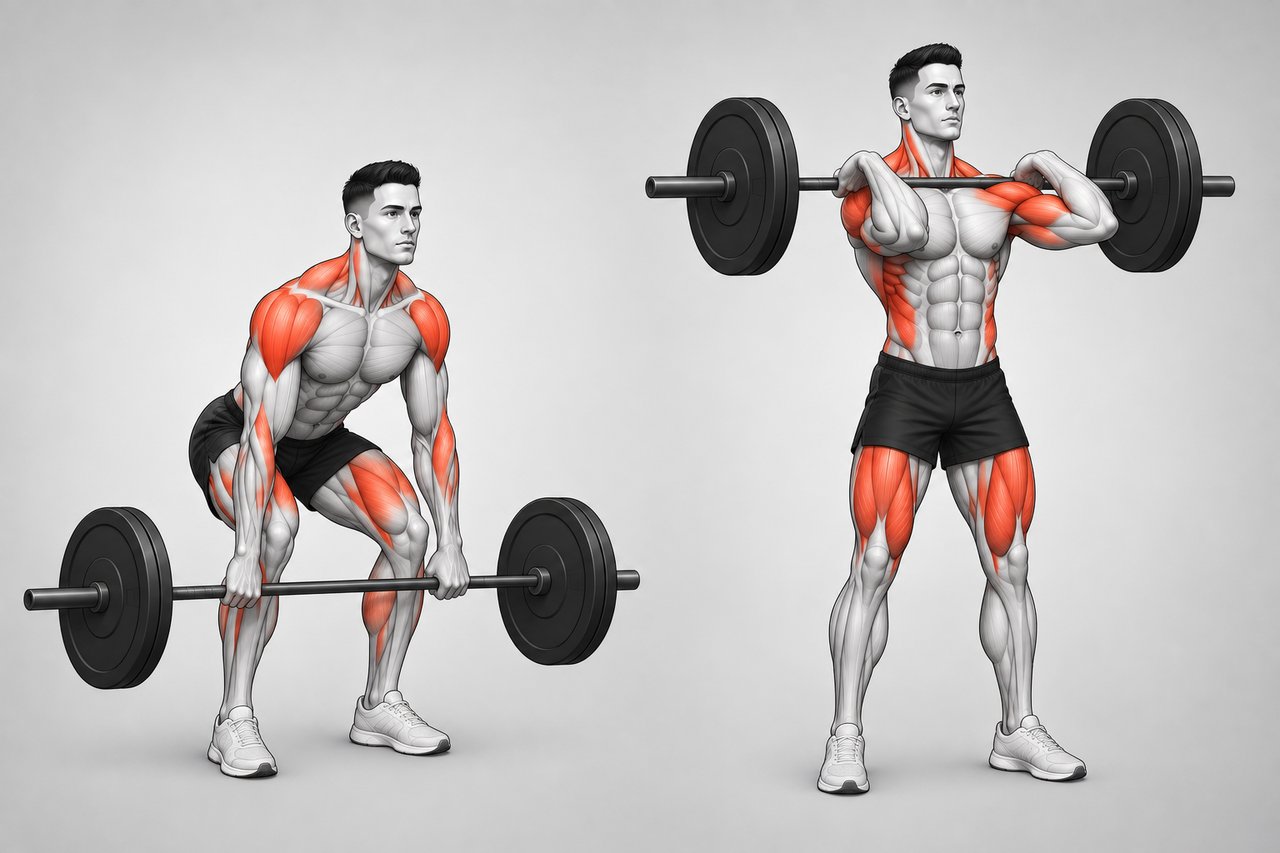 Illustration: Barbell Clean
